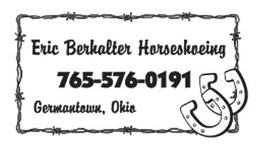 Eric Berkalter Horseshoeing