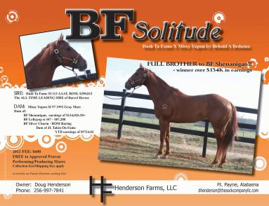 BF Solitude - Full Brother to BF Shenanigan